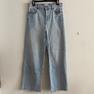 Hidden Los Angeles High Rise Wide Leg Jeans Women’s Size 30 Light Wash